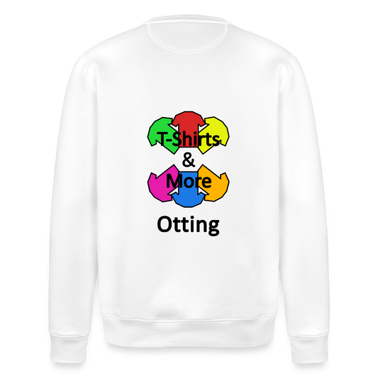 Unisex Bio-Sweatshirt Mit Firmenlogo - Weiß