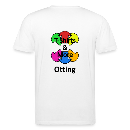 Männer Bio-T-Shirt Mit Firmenlogo - Weiß