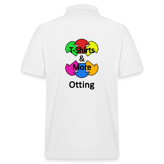 Unisex Bio-Poloshirt Mit Firmenlogo - Weiß