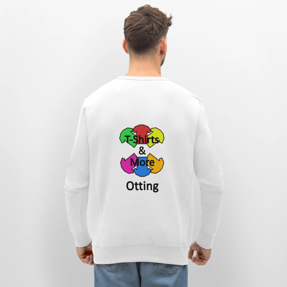 Unisex Bio-Sweatshirt Mit Firmenlogo - Weiß