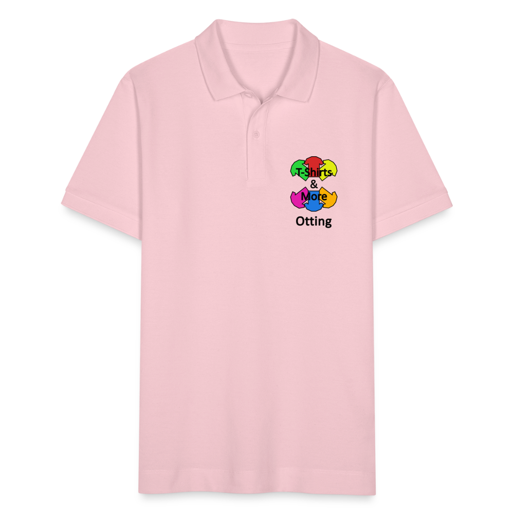 Unisex Bio-Poloshirt Mit Firmenlogo - Hellrosa