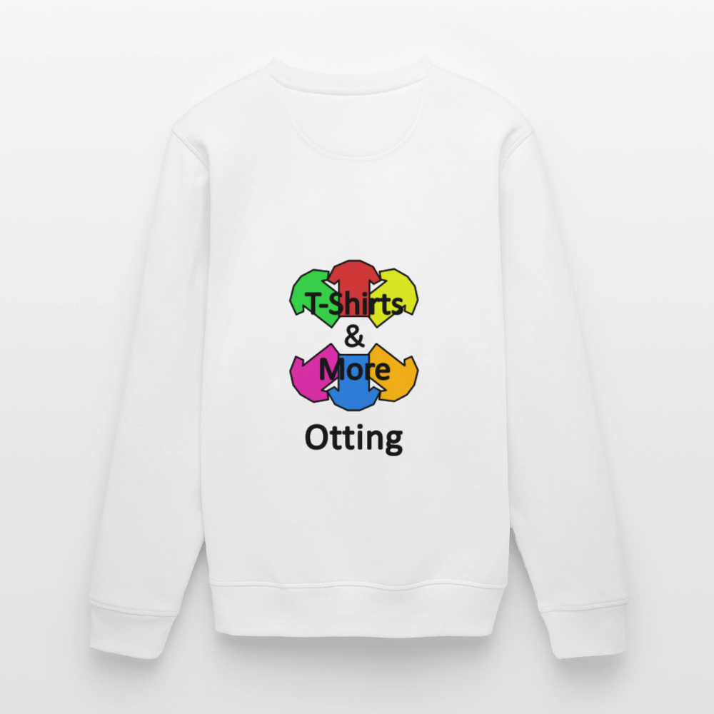 Unisex Bio-Sweatshirt Mit Firmenlogo - Weiß
