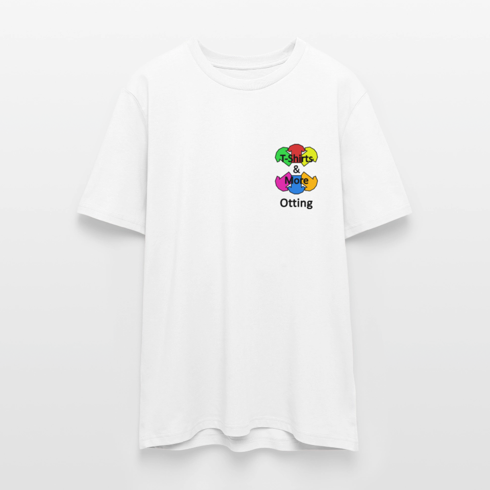 Männer Bio-T-Shirt Mit Firmenlogo - Weiß