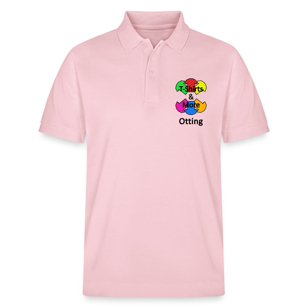 Unisex Bio-Poloshirt Mit Firmenlogo - Hellrosa