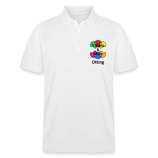 Unisex Bio-Poloshirt Mit Firmenlogo - Weiß