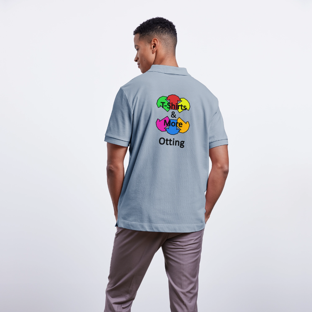 Unisex Bio-Poloshirt Mit Firmenlogo - sky Blue