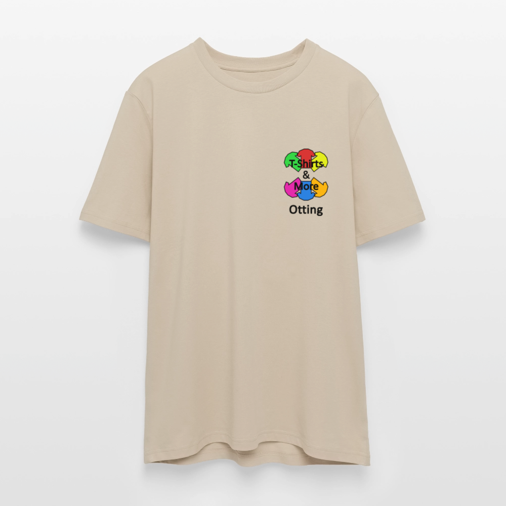 Männer Bio-T-Shirt Mit Firmenlogo - Beige