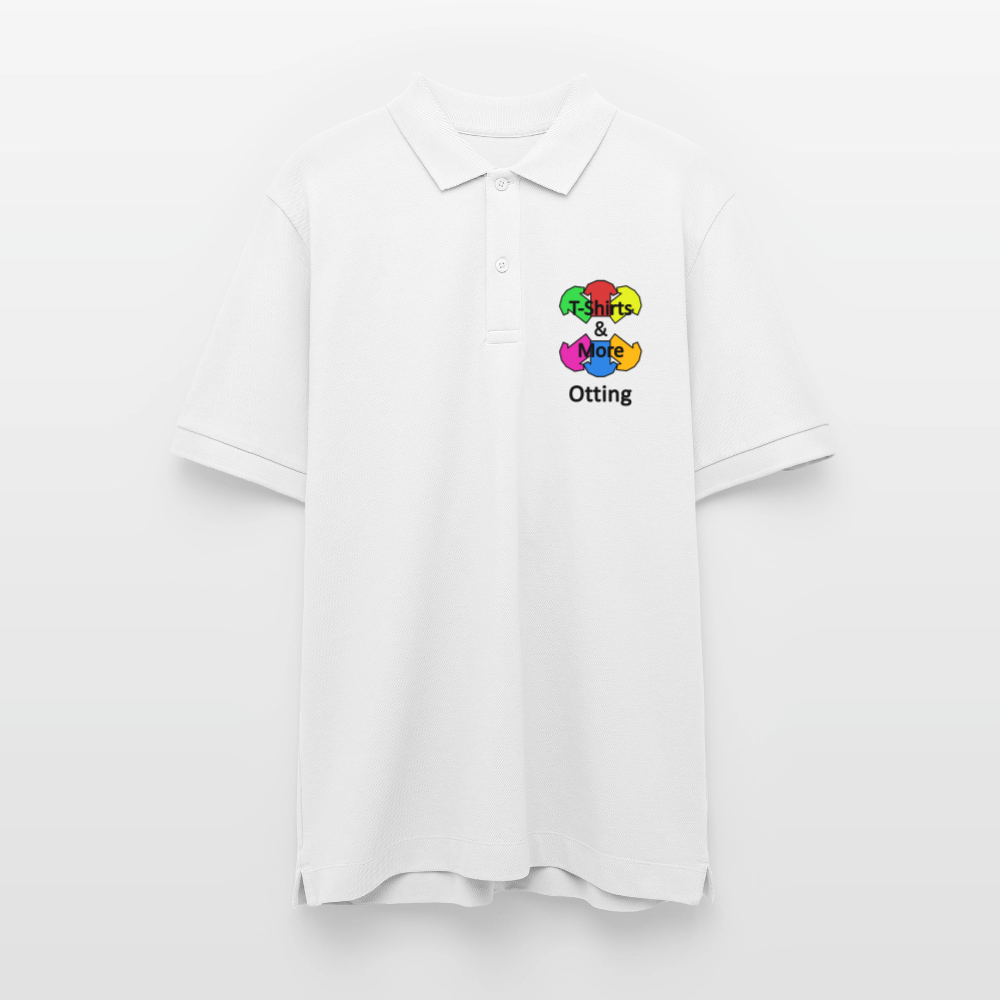 Unisex Bio-Poloshirt Mit Firmenlogo - Weiß