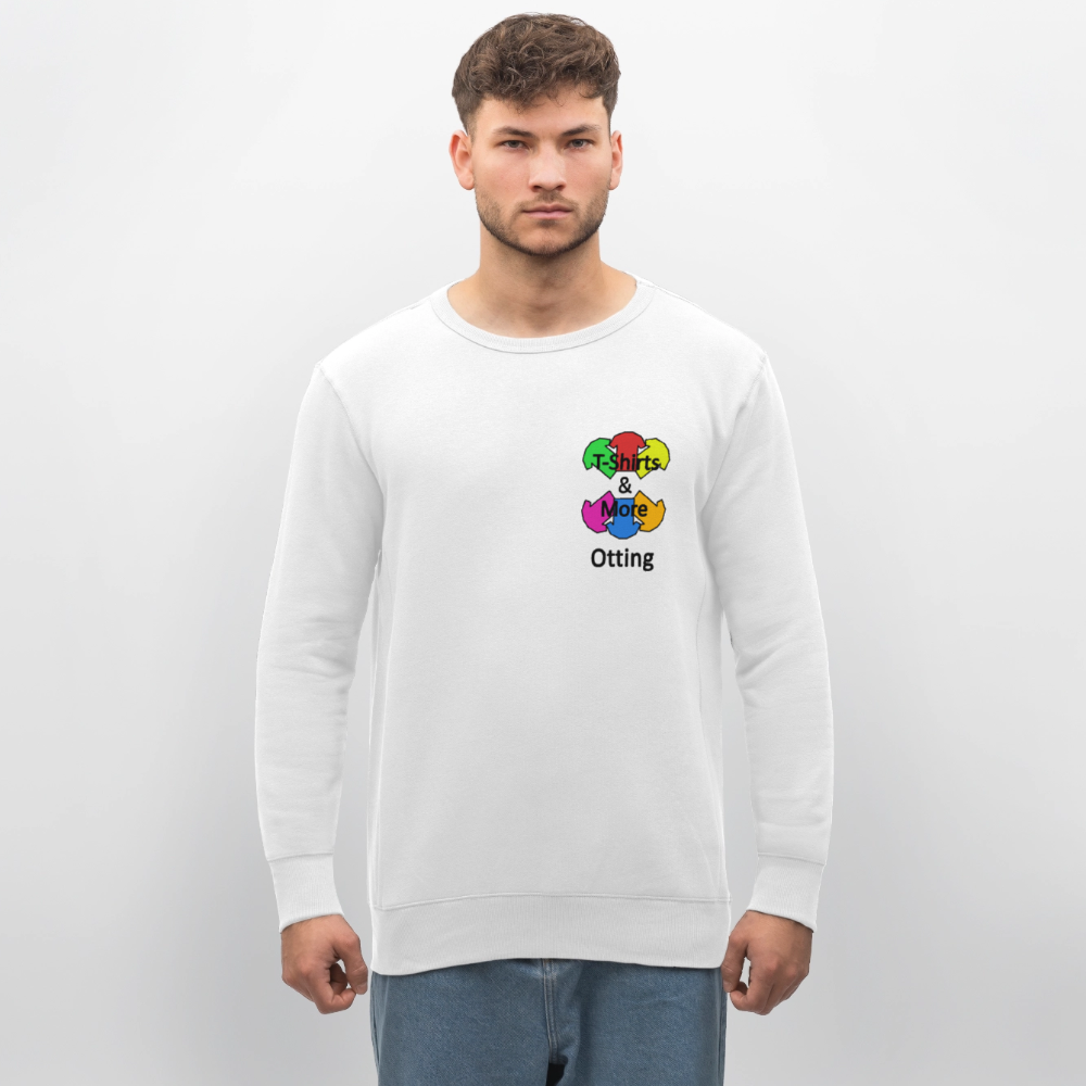 Unisex Bio-Sweatshirt Mit Firmenlogo - Weiß