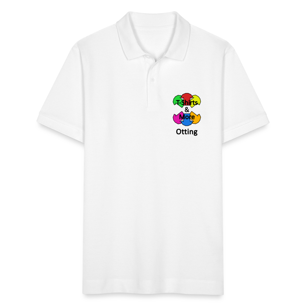 Unisex Bio-Poloshirt Mit Firmenlogo - Weiß