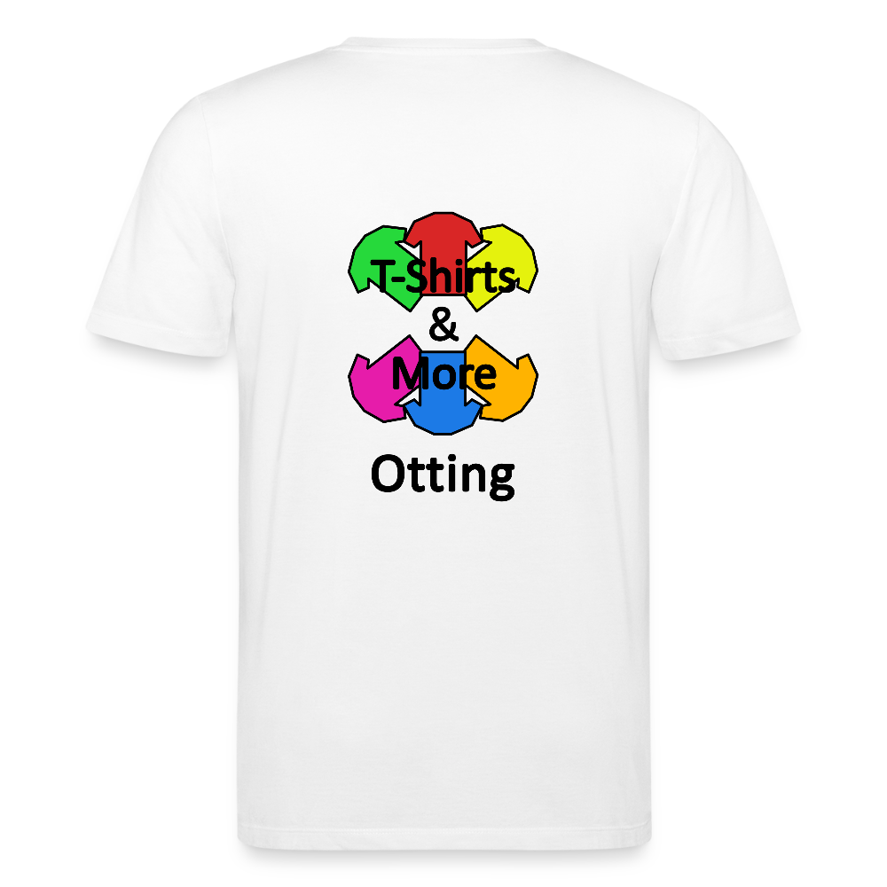 Männer Bio-T-Shirt Mit Firmenlogo - Weiß