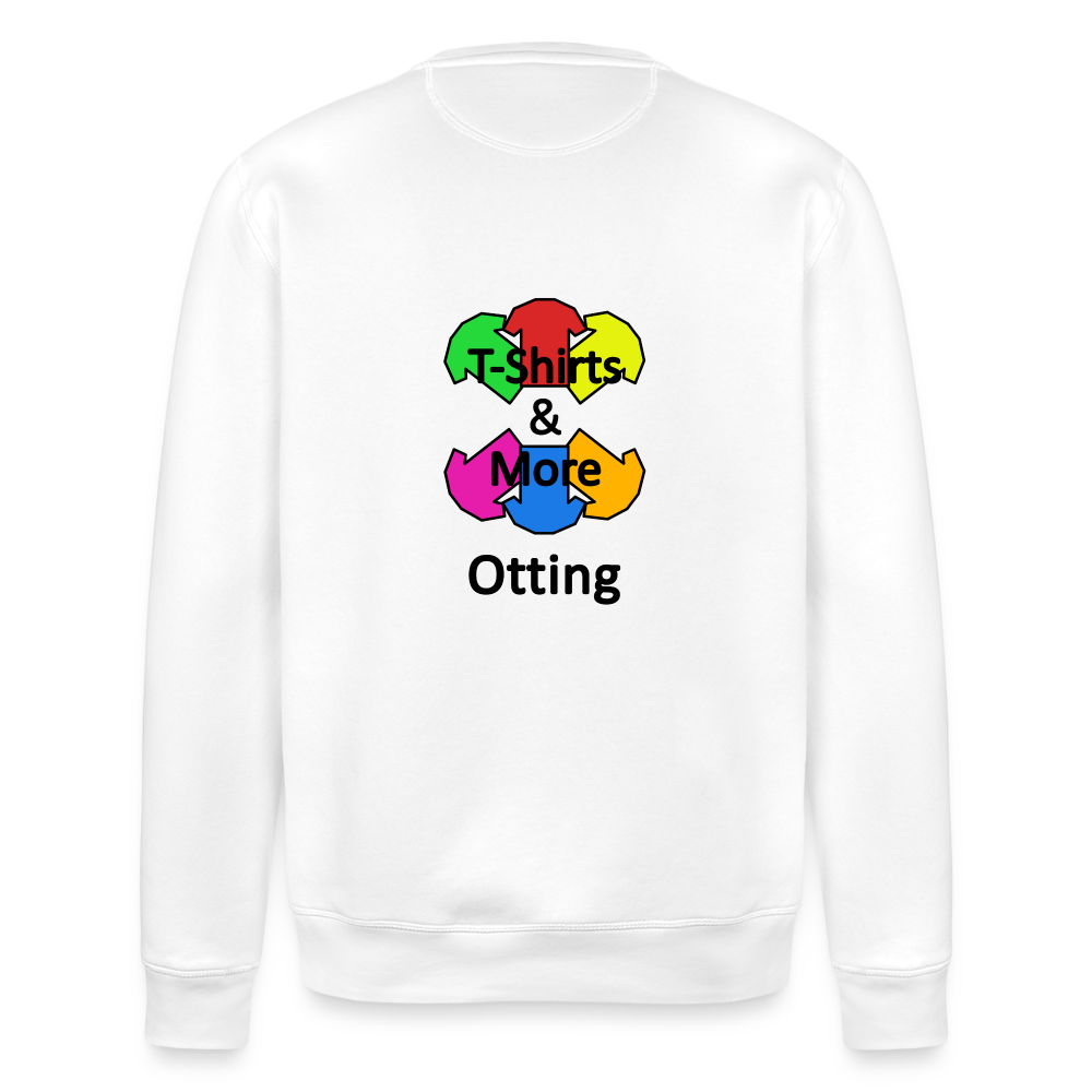 Unisex Bio-Sweatshirt Mit Firmenlogo - Weiß