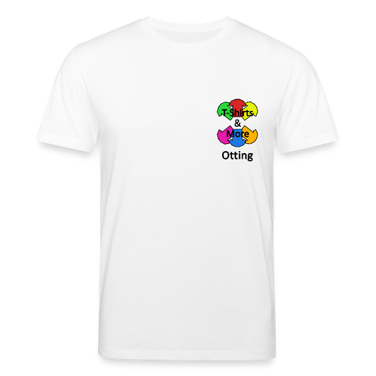 Männer Bio-T-Shirt Mit Firmenlogo - Weiß