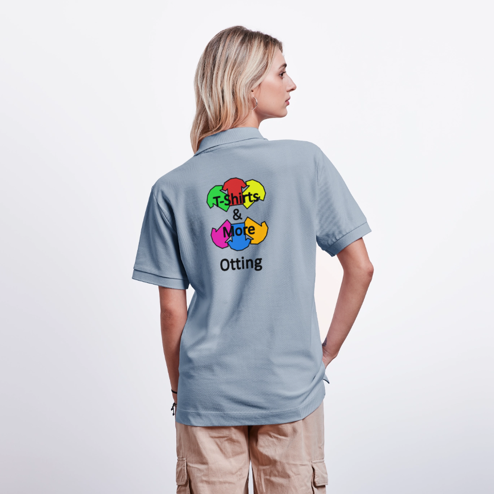 Unisex Bio-Poloshirt Mit Firmenlogo - sky Blue