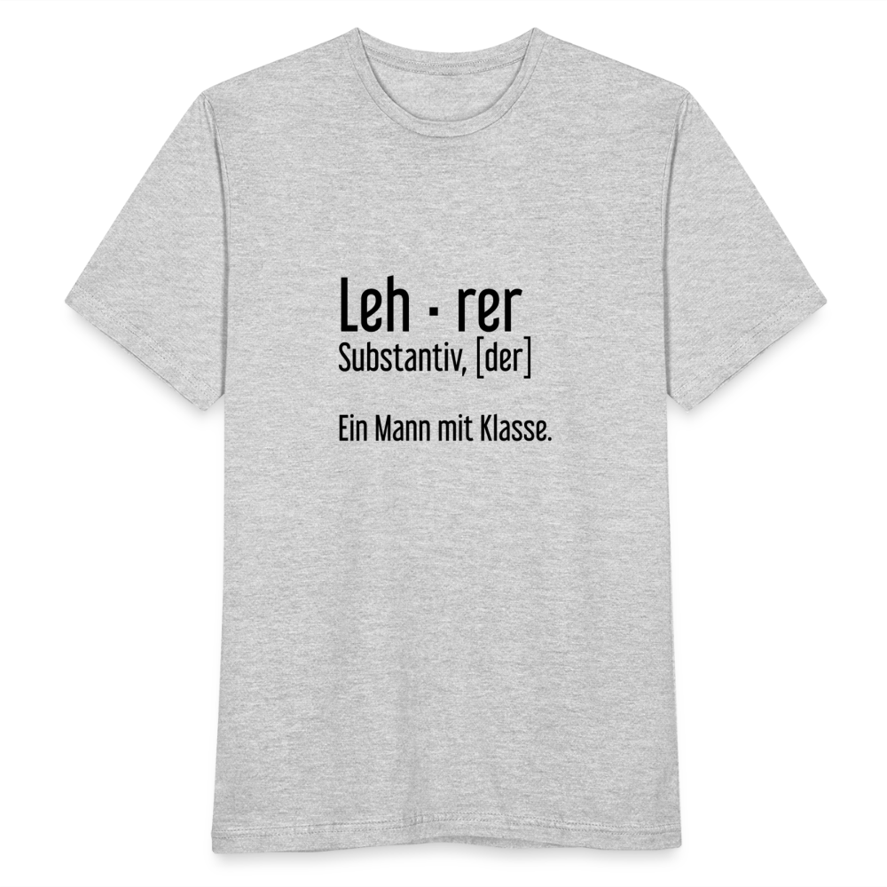 Ein Mann Mit Klasse T-Shirt - Grau meliert