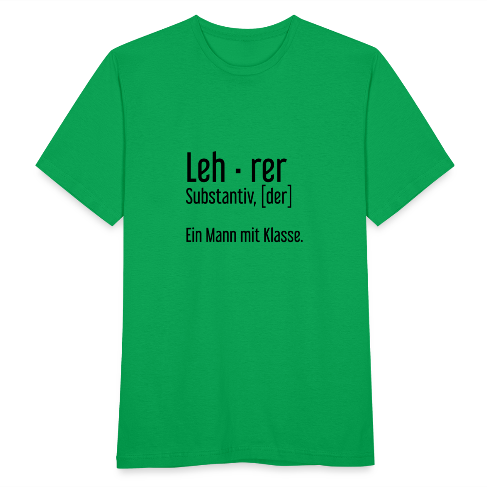 Ein Mann Mit Klasse T-Shirt - Kelly Green